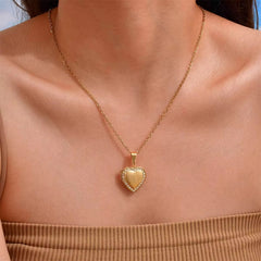Open Heart Chain Pendant