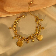 Hanging Hearts Two Chain