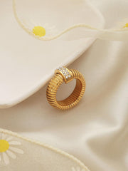 Lara Zircon Studded Ring