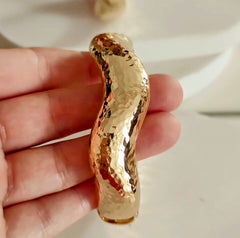 Hammered Wave Bracelet