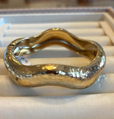 Hammered Wave Bracelet