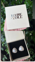 Pearl Diamonte’ Studs