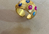 Evil Eye statement Ring