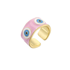 Pink Wrap evil eye band