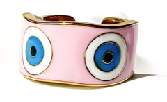 Pink Wrap evil eye band