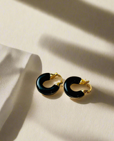 Black classic hoops