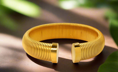 Open Gold Bracelet