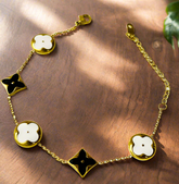 Black n White dainty Bracelet
