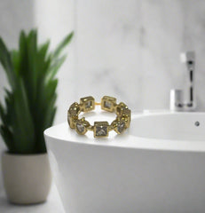 Adjustable Kundan Ring