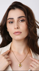 Open Heart Chain Pendant