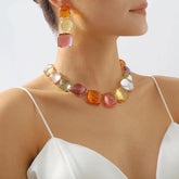 Colored Stone Neckpiece